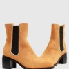 Belle & Bloom Remember Tonight Suede Chelsea Boot - Camel Final Sale Best