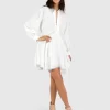 Belle & Bloom Resolution Mini Dress - White Flash Sale