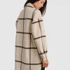 Belle & Bloom River'S Edge Plaid Shacket - Beige New