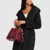 Belle & Bloom Runaway Wool Blend Robe Coat - Black Best