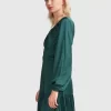 Belle & Bloom Serendipity Long Sleeve Dress - Dark Green Discount