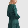 Belle & Bloom Serendipity Long Sleeve Dress - Dark Green Discount