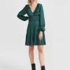 Belle & Bloom Serendipity Long Sleeve Dress - Dark Green Discount