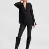 Belle & Bloom Sheer Genius Lightweight Blazer - Black Sale