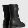 Belle & Bloom Shibuya Laced Boot - Black New