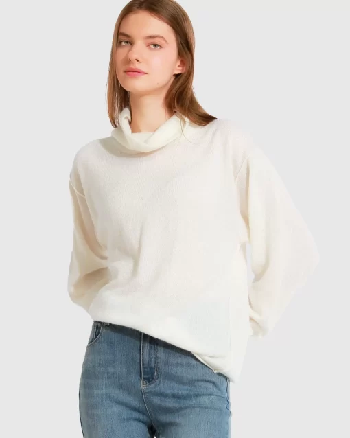 Belle & Bloom Simple Pleasures Cashmere Knit - Cream Cheap