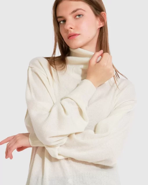 Belle & Bloom Simple Pleasures Cashmere Knit - Cream Cheap