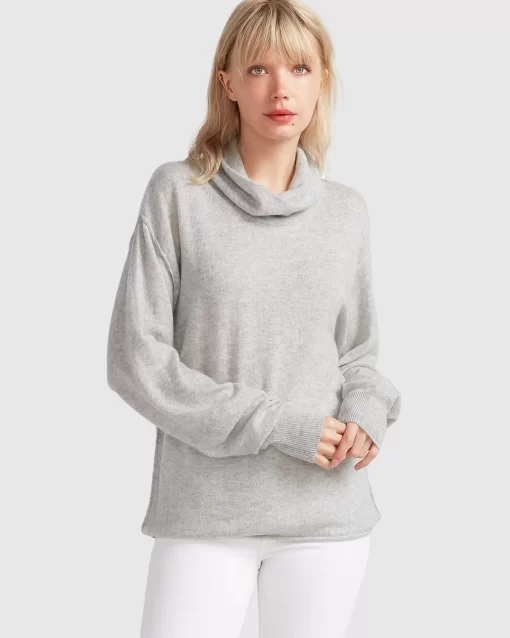 Belle & Bloom Simple Pleasures Cashmere Knit - Grey Discount