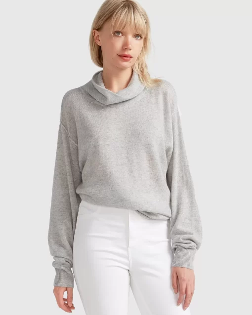 Belle & Bloom Simple Pleasures Cashmere Knit - Grey Discount