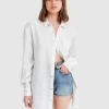 Belle & Bloom South Coast Oversized Shirt - White Fashion