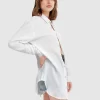 Belle & Bloom South Coast Oversized Shirt - White Fashion