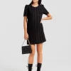 Belle & Bloom Star Child Textured Mini Dress - Black Online