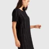 Belle & Bloom Star Child Textured Mini Dress - Black Online