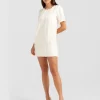 Belle & Bloom Star Child Textured Mini Dress - Off-White Store