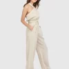 Belle & Bloom State Of Play Wide Leg Pant - Sand Online