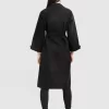 Belle & Bloom Stay Wild Oversized Wool Coat - Black Cheap