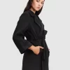 Belle & Bloom Stay Wild Oversized Wool Coat - Black Cheap