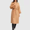 Belle & Bloom Stay Wild Oversized Wool Coat - Camel Sale