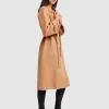 Belle & Bloom Stay Wild Oversized Wool Coat - Camel Sale