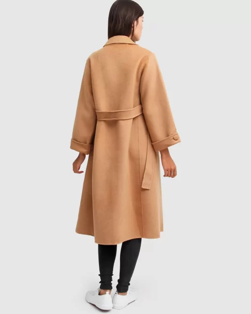 Belle & Bloom Stay Wild Oversized Wool Coat - Camel Sale