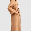 Belle & Bloom Stay Wild Oversized Wool Coat - Camel Sale