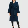 Belle & Bloom Stay Wild Oversized Wool Coat - Dark Teal Fashion