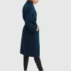 Belle & Bloom Stay Wild Oversized Wool Coat - Dark Teal Fashion