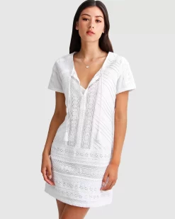 Belle & Bloom Summer Forever Mini Dress - White Fashion