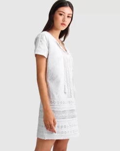 Belle & Bloom Summer Forever Mini Dress - White Fashion