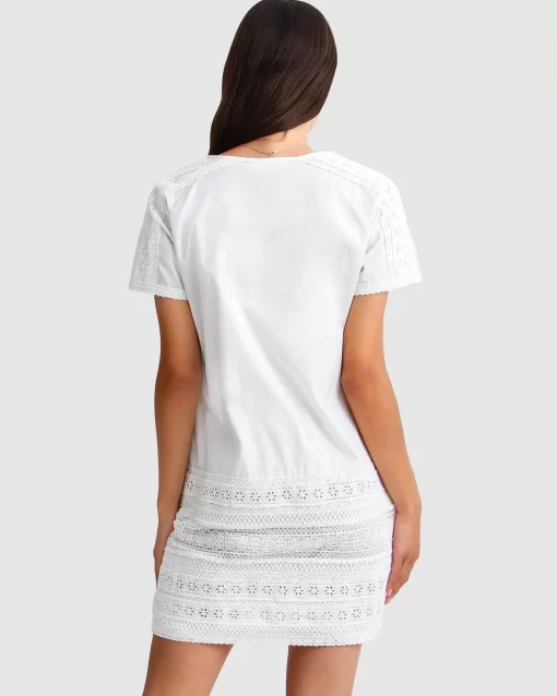 Belle & Bloom Summer Forever Mini Dress - White Fashion