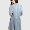 Belle & Bloom Supercut Denim Dress - Mid Denim Store