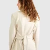 Belle & Bloom Synergy Wrap Blazer - Natural Clearance