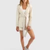 Belle & Bloom Synergy Wrap Blazer - Natural Clearance