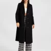 Belle & Bloom Tainted Love Longline Coat - Black Sale