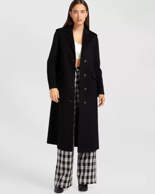 Belle & Bloom Tainted Love Longline Coat - Black Sale