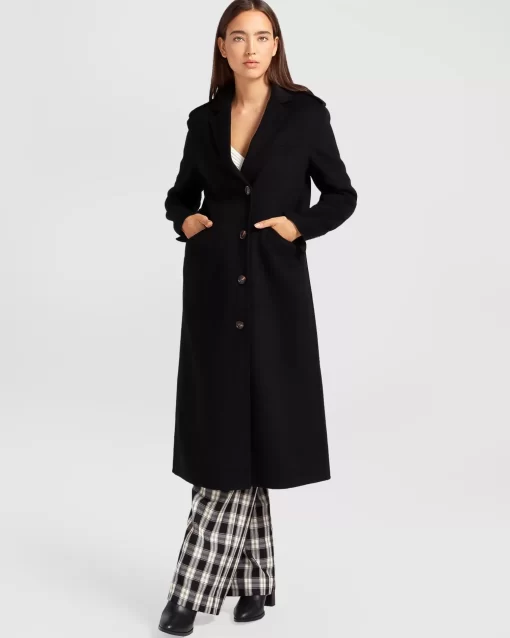 Belle & Bloom Tainted Love Longline Coat - Black Sale