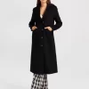 Belle & Bloom Tainted Love Longline Coat - Black Fashion