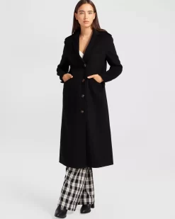 Belle & Bloom Tainted Love Longline Coat - Black Fashion