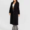 Belle & Bloom Tainted Love Longline Coat - Black Fashion