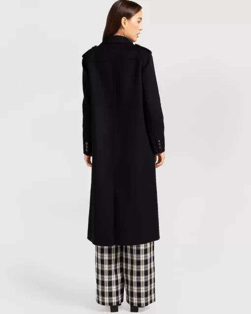 Belle & Bloom Tainted Love Longline Coat - Black Fashion