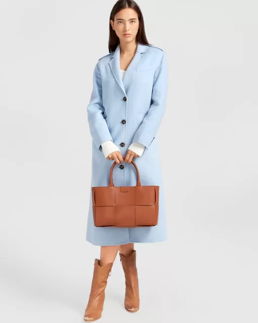 Belle & Bloom Tainted Love Longline Coat - Sky Blue Hot