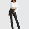 Belle & Bloom Take Me Out Pleather Pant - Black Outlet