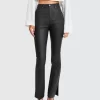 Belle & Bloom Take Me Out Pleather Pant - Black Outlet