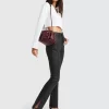 Belle & Bloom Take Me Out Pleather Pant - Black Outlet