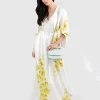 Belle & Bloom The Botanist Maxi Dress - Yellow Floral Outlet