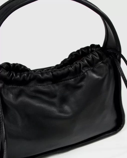 Belle & Bloom Thing Called Love Leather Handbag - Black Final Sale Store