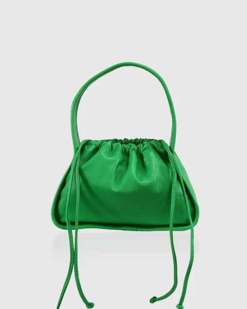 Belle & Bloom Thing Called Love Leather Handbag - Emerald Final Sale Outlet