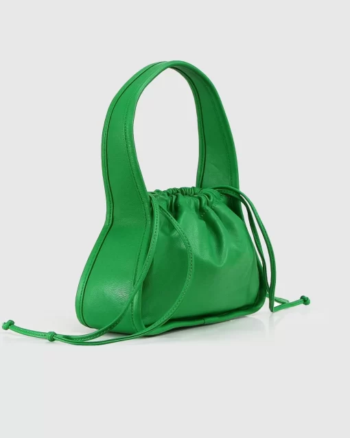 Belle & Bloom Thing Called Love Leather Handbag - Emerald Final Sale Outlet