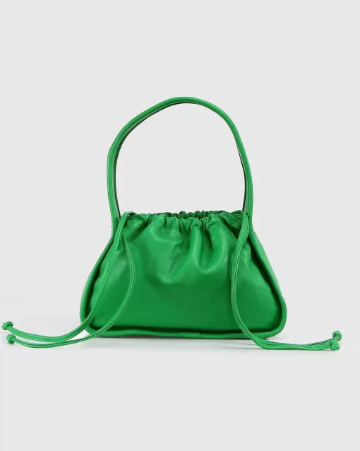 Belle & Bloom Thing Called Love Leather Handbag - Emerald Final Sale Outlet