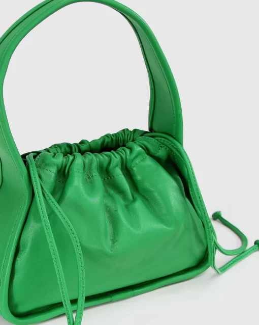 Belle & Bloom Thing Called Love Leather Handbag - Emerald Final Sale Outlet